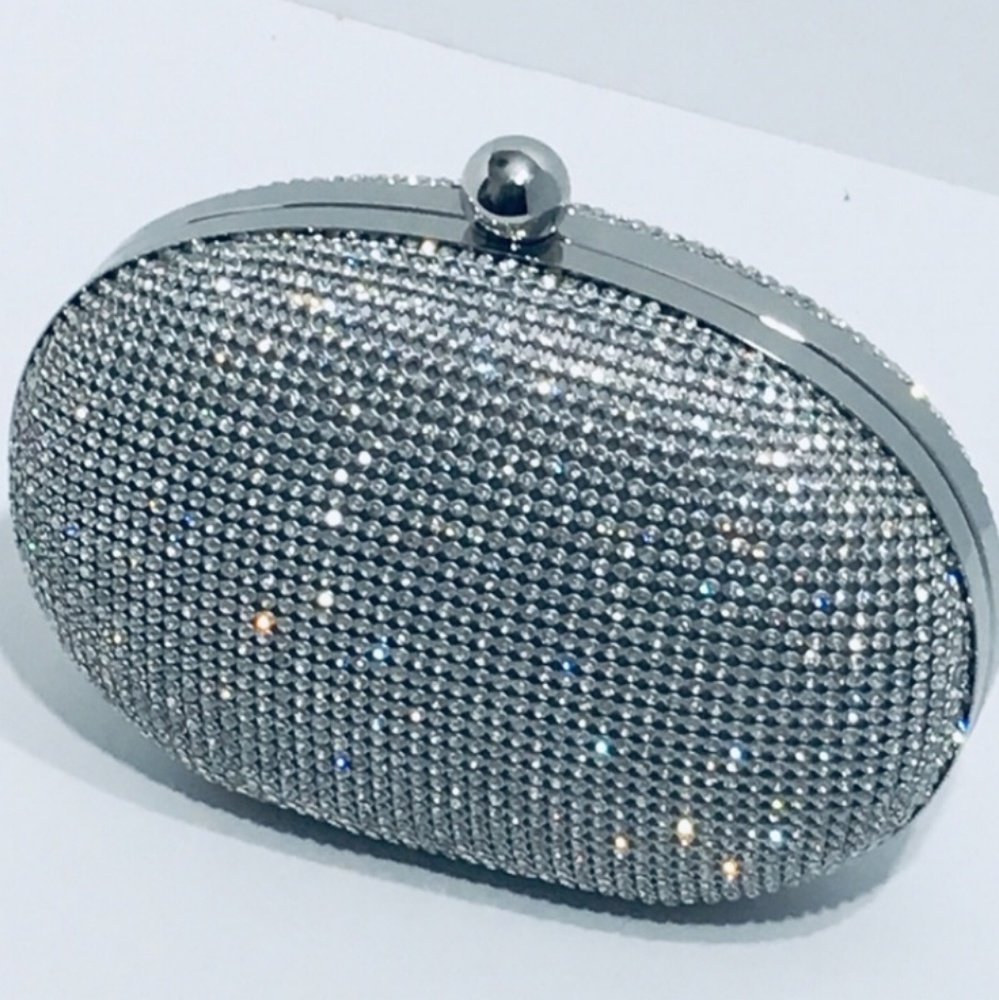 Similar embellished Clutch.